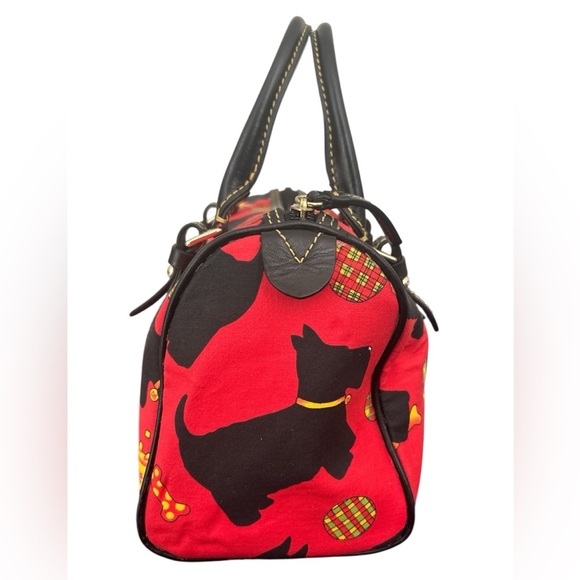 Vintage Dooney and Bourke Scottie Dog Satchel Handbag - Picture 10 of 11